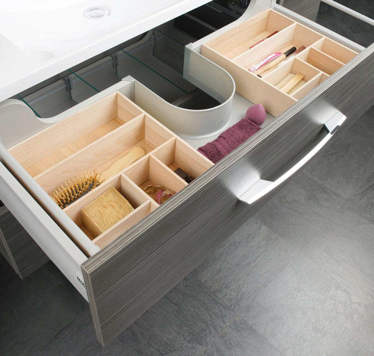 SCHUBLADENBOX     - Buchefarben, Basics, Holz (26/7/32cm) - MID.YOU