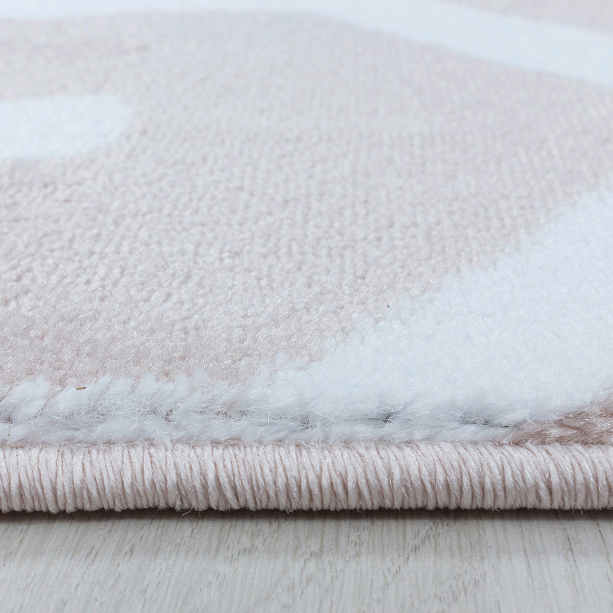 VÄVD MATTA 200/290 cm Costa 3524 Pink  - pink, Design, textil (200/290cm)