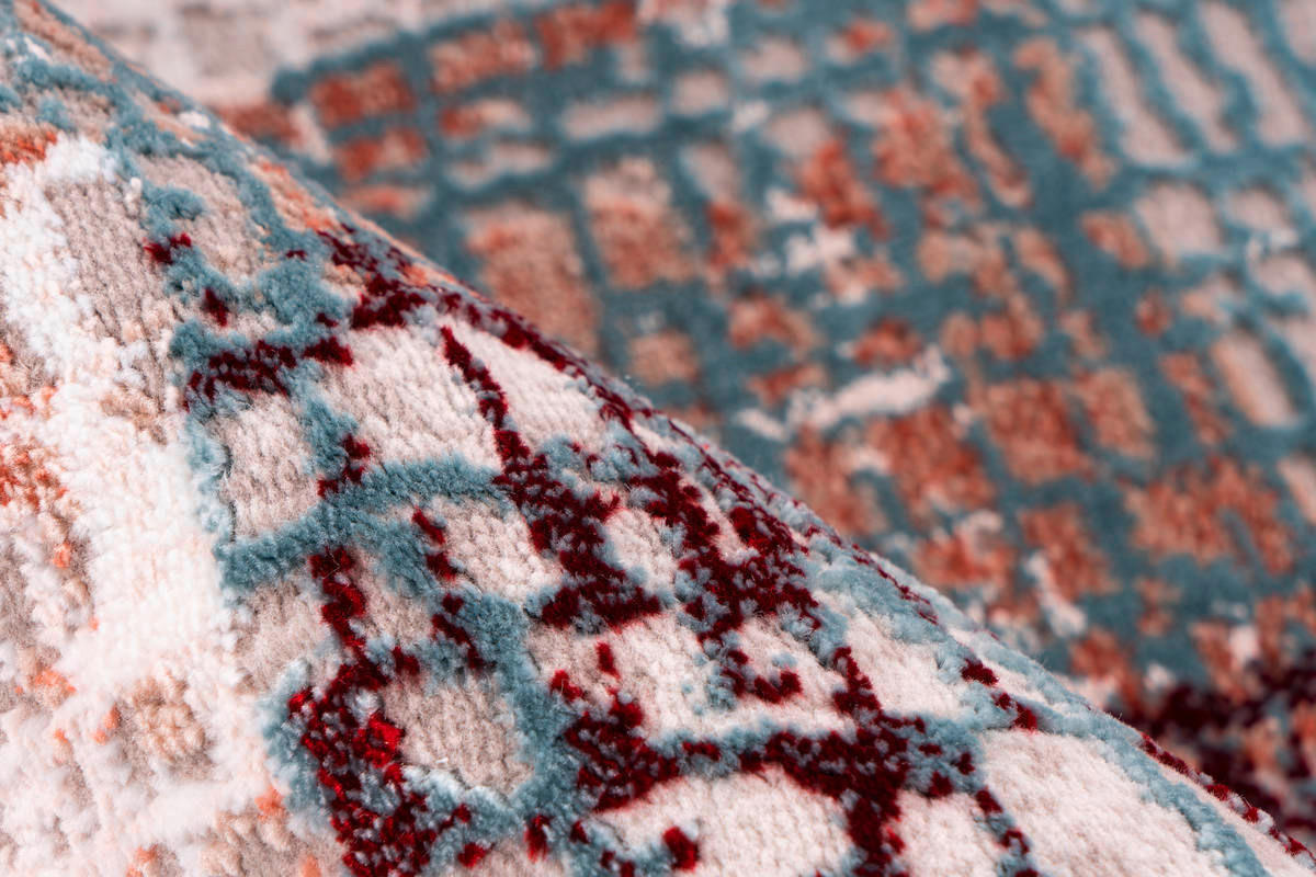 VINTAGE-TEPPICH 200/300 cm Akropolis Grau, Rosa  - Rosa/Grau, Design, Textil (200/300cm) - Kayoom