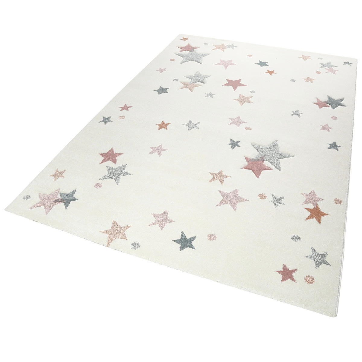 KINDERTEPPICH 160/225 cm  - Hellrosa/Weiß, Trend, Textil (160/225cm) - Esprit