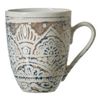 KAFFEEBECHER Luigi  320 ml   - Blau/Creme, KONVENTIONELL, Keramik (320ml) - Ritzenhoff Breker