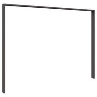 PASSEPARTOUTRAHMEN 306/220/12 cm   - Dunkelgrau, Konventionell, Holzwerkstoff (306/220/12cm) - Venda