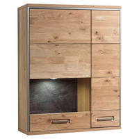 HÄNGEELEMENT in Eichefarben   - Hellbraun/Eichefarben, KONVENTIONELL, Glas/Holz (94/120/39cm) - Cantus