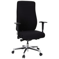 SNURRSTOL  i flatväv svart  - silver/svart, Basics, metall/textil (69/122/65cm) - MID.YOU