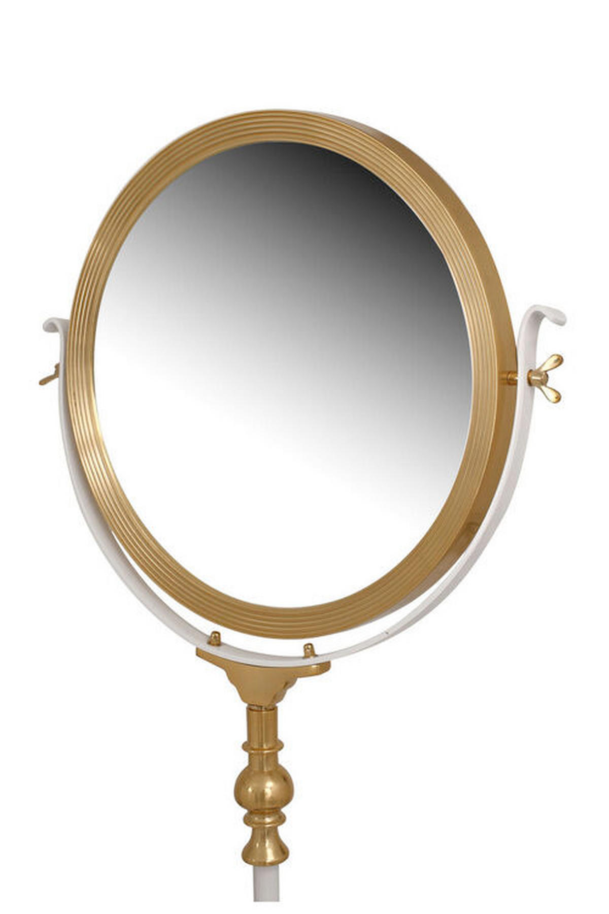 STANDSPIEGEL 62/173/40 cm  - Weiß, LIFESTYLE, Glas/Metall (62/173/40cm) - Kayoom