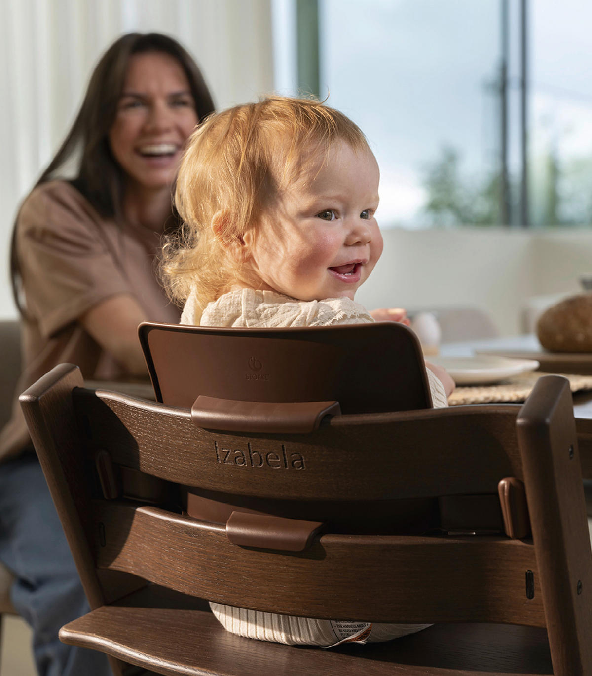 HOCHSTUHLBÜGEL Tripp Trapp Baby Set²  - Eiche dunkel, Basics, Kunststoff (21/27/42cm) - Stokke