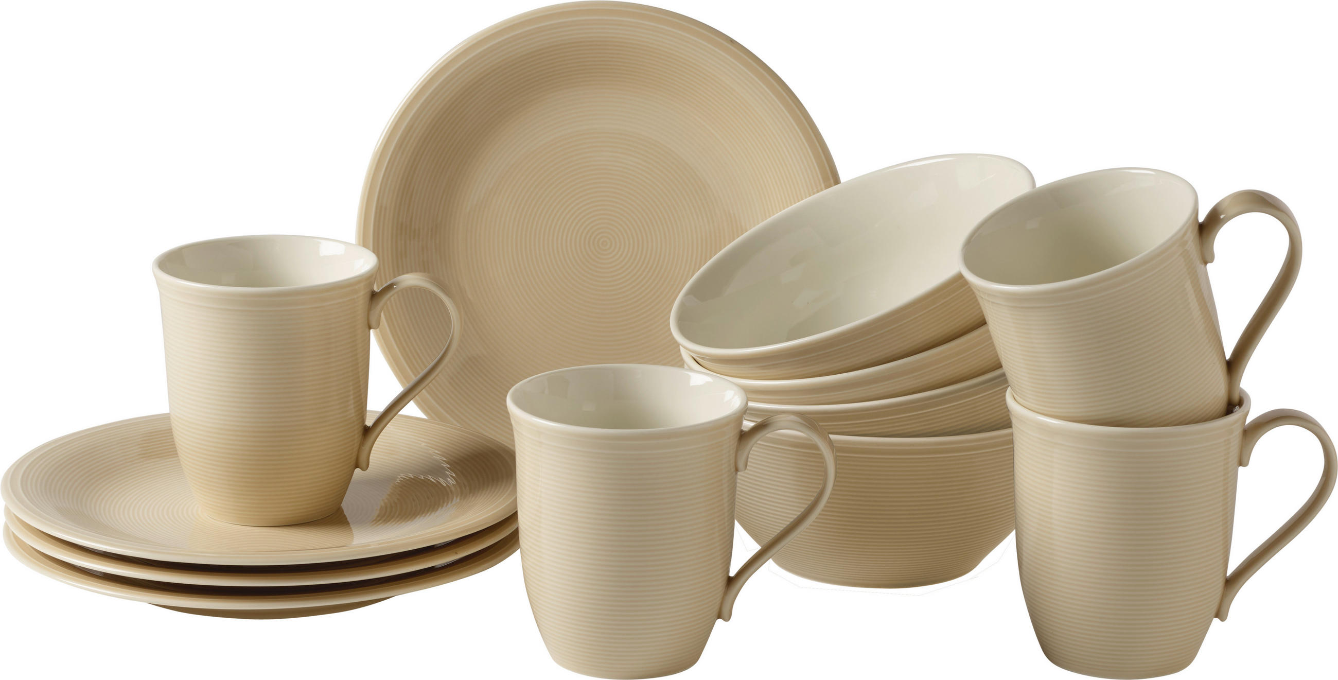 FRÜHSTÜCKSSERVICE Beige Color Loop  - Beige, Trend, Keramik (29/24/23cm) - like.Villeroy & Boch