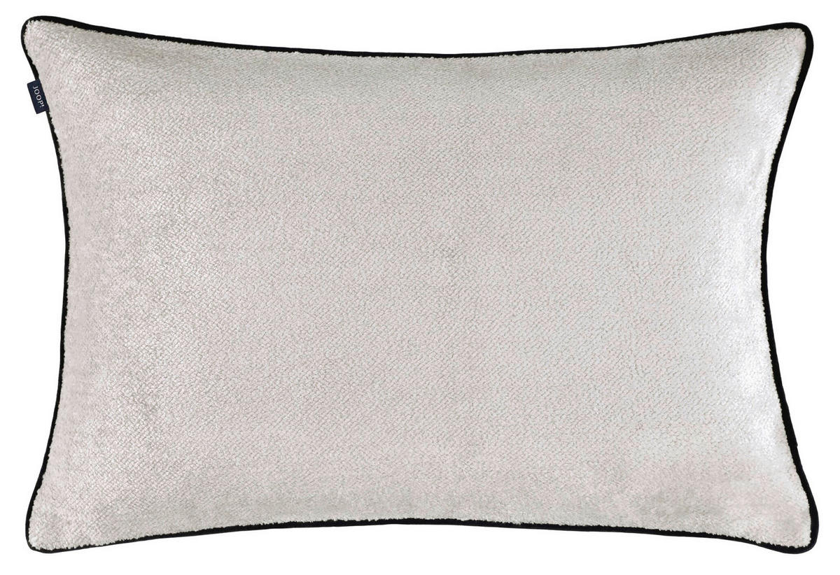 KISSENHÜLLE J!Sign natur 40/60 cm  - Creme/Schwarz, Basics, Textil (40/60cm) - Joop!
