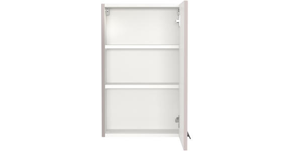 HÄNGESCHRANK 40/64/20 cm  - Kaschmir/Schwarz, KONVENTIONELL, Holzwerkstoff/Metall (40/64/20cm) - Xora