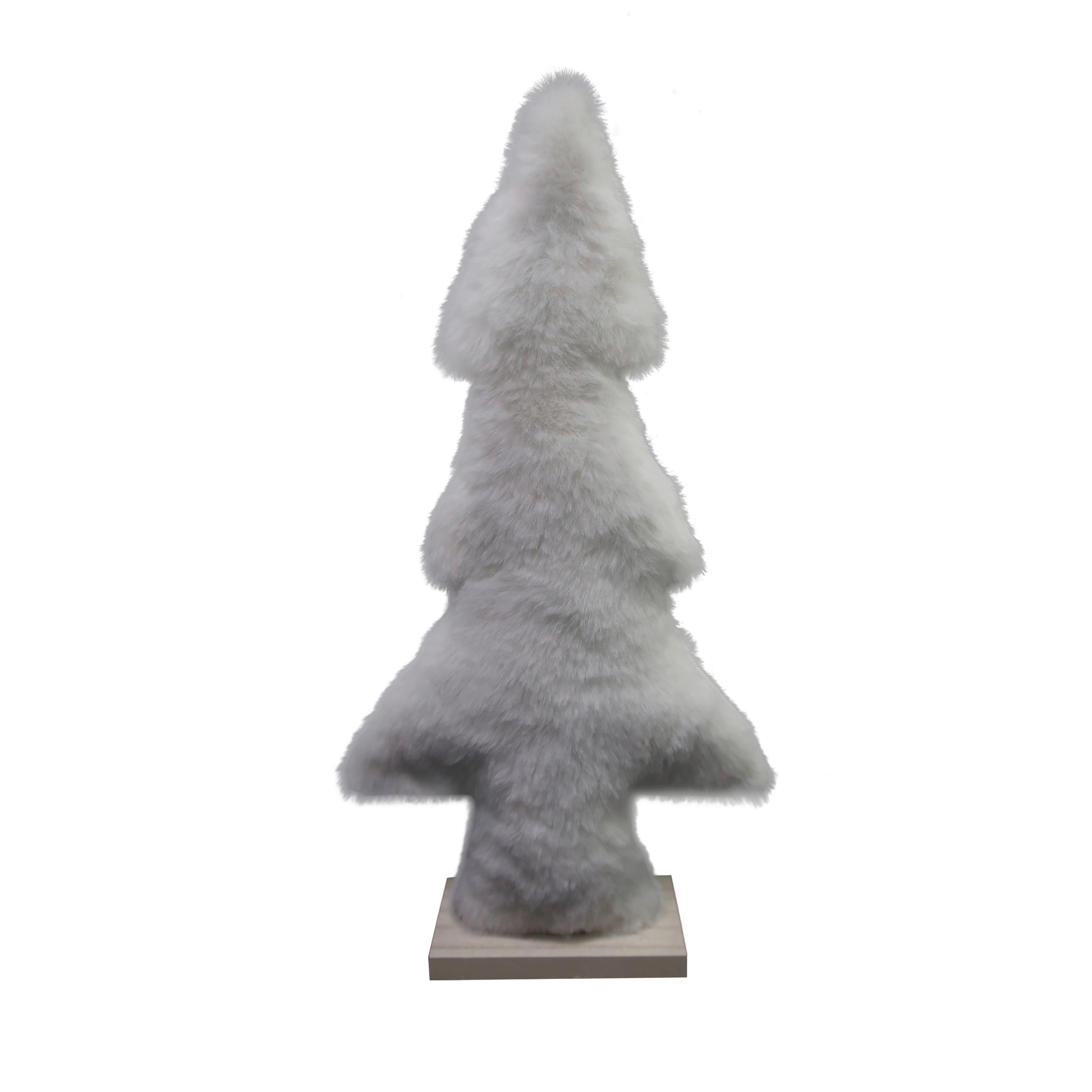 DEKORAČNÍ STROMEK - bílá/přírodní barvy, Lifestyle, kompozitní dřevo/textil (16/30/5cm) - X-Mas