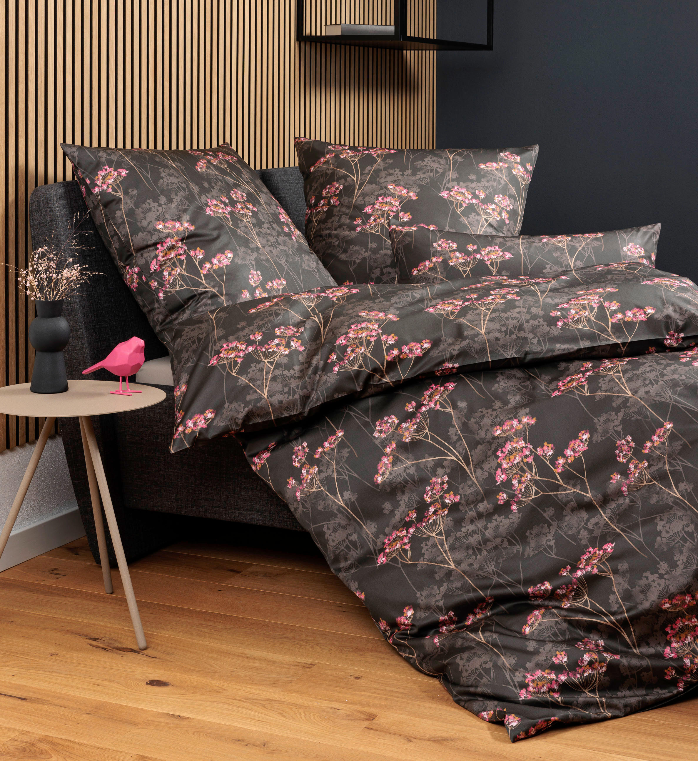 BETTWÄSCHE 155/220 cm  - Braun, Design, Textil (155/220cm) - Janine