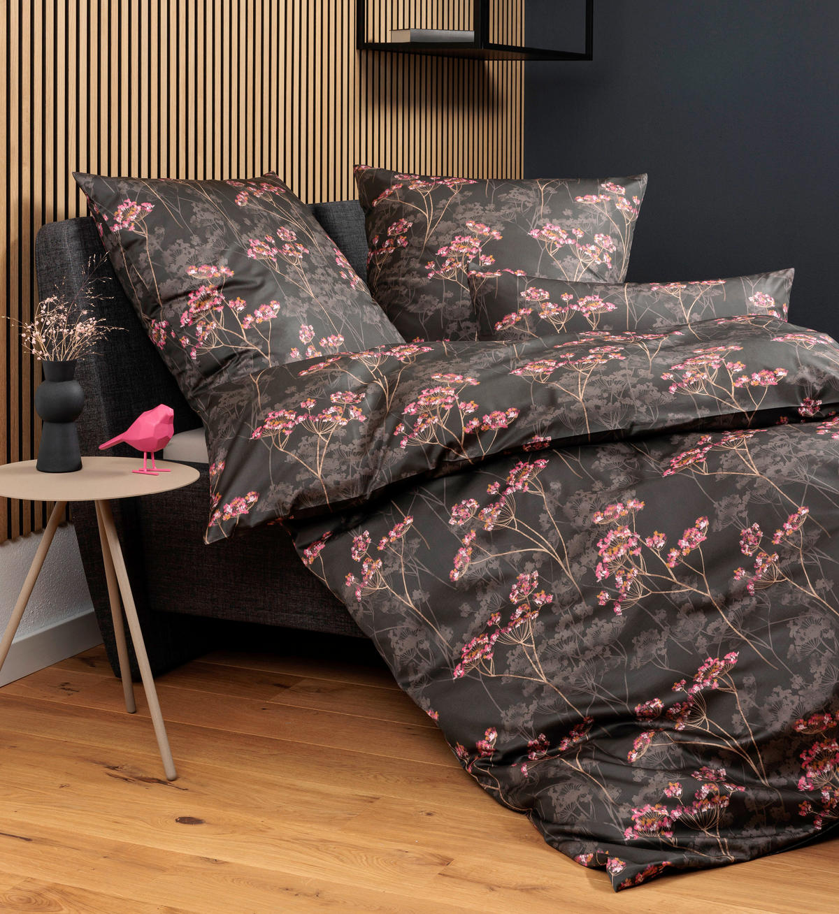 BETTWÄSCHE 155/220 cm  - Braun, Design, Textil (155/220cm) - Janine