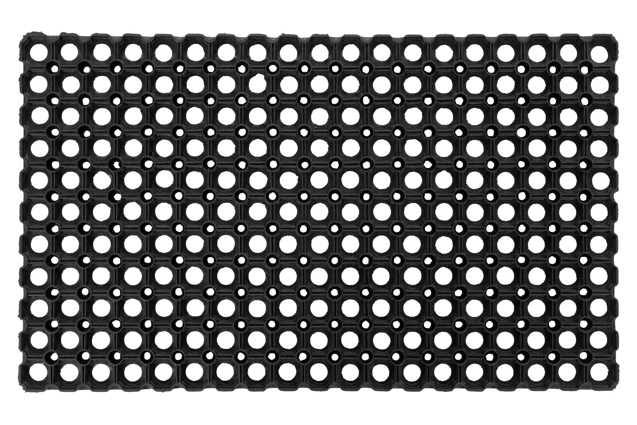 Kayoom DVEŘNÍ ROHOŽKA, 45/75 cm černá