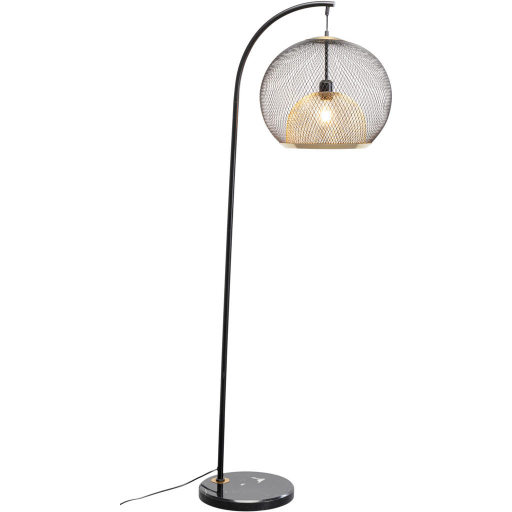 Thumbnail - Kare-Design Stehleuchte Grato, Metall, Kunststoff, 46.5x156x40 cm, Lampen & Leuchten, Innenbeleuchtung, Stehlampen, Steh...