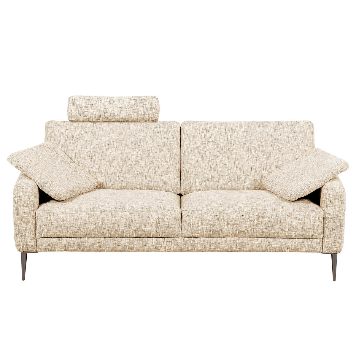 KOPFSTÜTZE 52/17/14 cm  Webstoff  - Beige, Design, Textil (52/17/14cm) - Livetastic