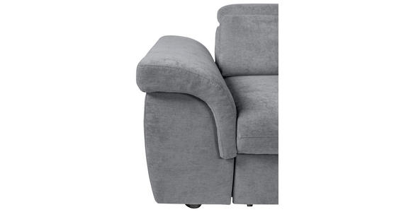 ECKSOFA Grau Flachgewebe  - Schwarz/Grau, KONVENTIONELL, Kunststoff/Textil (280/235cm) - Carryhome