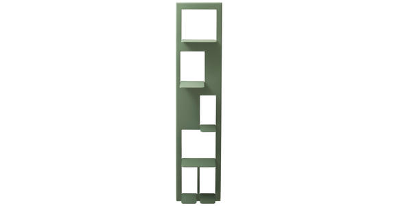 WANDREGAL 40/180/26,5 cm - Mintgrün, Design, Metall (40/180/26,5cm) - Novel