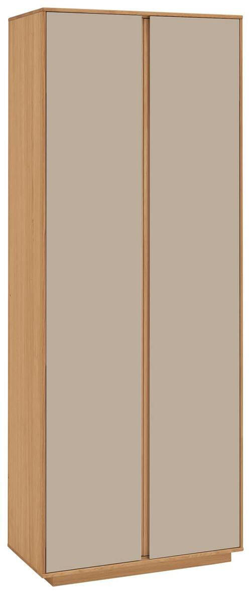 GARDEROBENSCHRANK 72/193/37 cm  - Sandfarben/Eichefarben, Design, Holz/Holzwerkstoff (72/193/37cm)