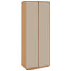 GARDEROBENSCHRANK  in 72/193/37 cm  - Sandfarben/Eichefarben, Design, Holz/Holzwerkstoff (72/193/37cm)
