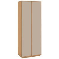 GARDEROBENSCHRANK  in 72/193/37 cm  - Sandfarben/Eichefarben, Design, Holz/Holzwerkstoff (72/193/37cm) - Novel