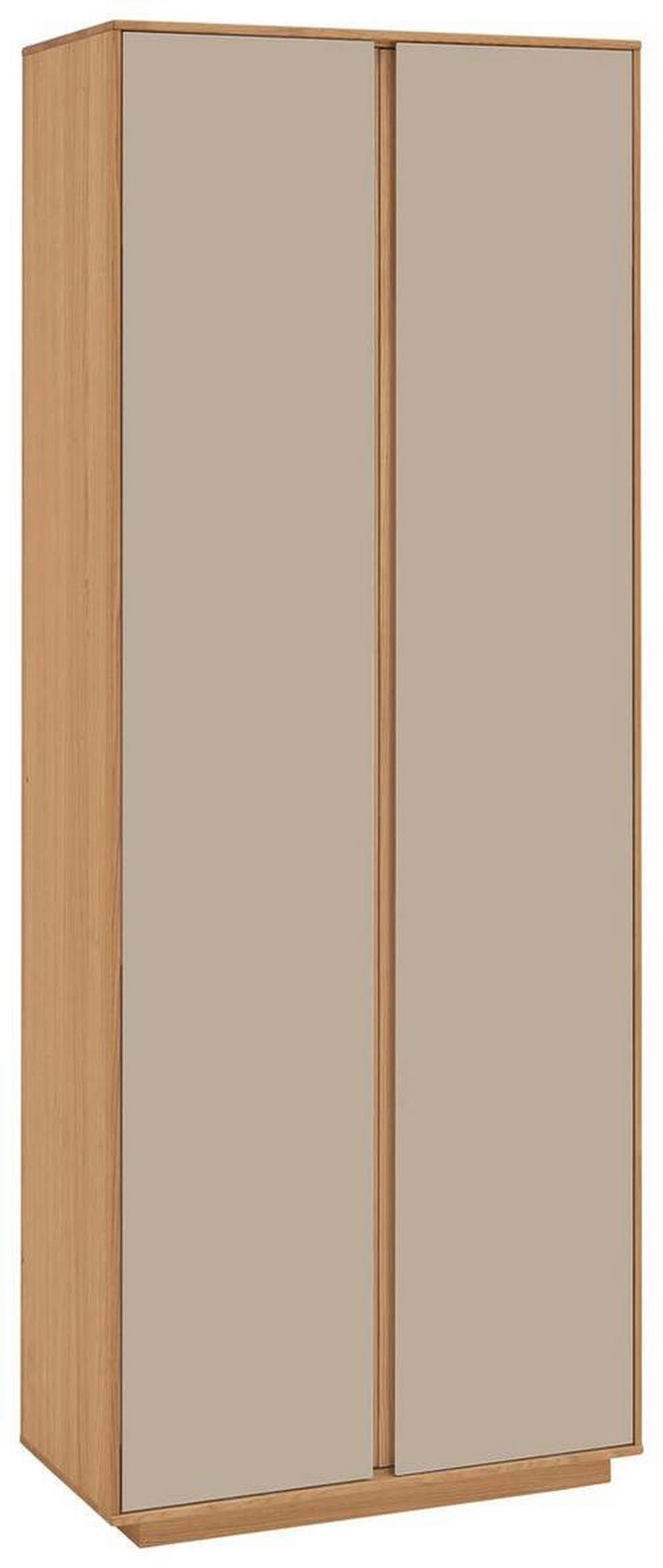 GARDEROBENSCHRANK  in 72/193/37 cm  - Sandfarben/Eichefarben, Design, Holz/Holzwerkstoff (72/193/37cm) - Novel