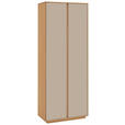 GARDEROBENSCHRANK 72/193/37 cm  - Sandfarben/Eichefarben, Design, Holz/Holzwerkstoff (72/193/37cm) - Novel