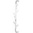 WANDGARDEROBE - Alufarben/Weiß, Design, Kunststoff/Metall (16/80/13cm) - Xora WANDGARDEROBE - Alufarben/Weiß, Design, Kunststoff/Metall (16/80/13cm) - Xora