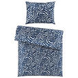 BETTWÄSCHE 140/200 cm  - Blau/Weiß, Basics, Textil (140/200cm) - Novel