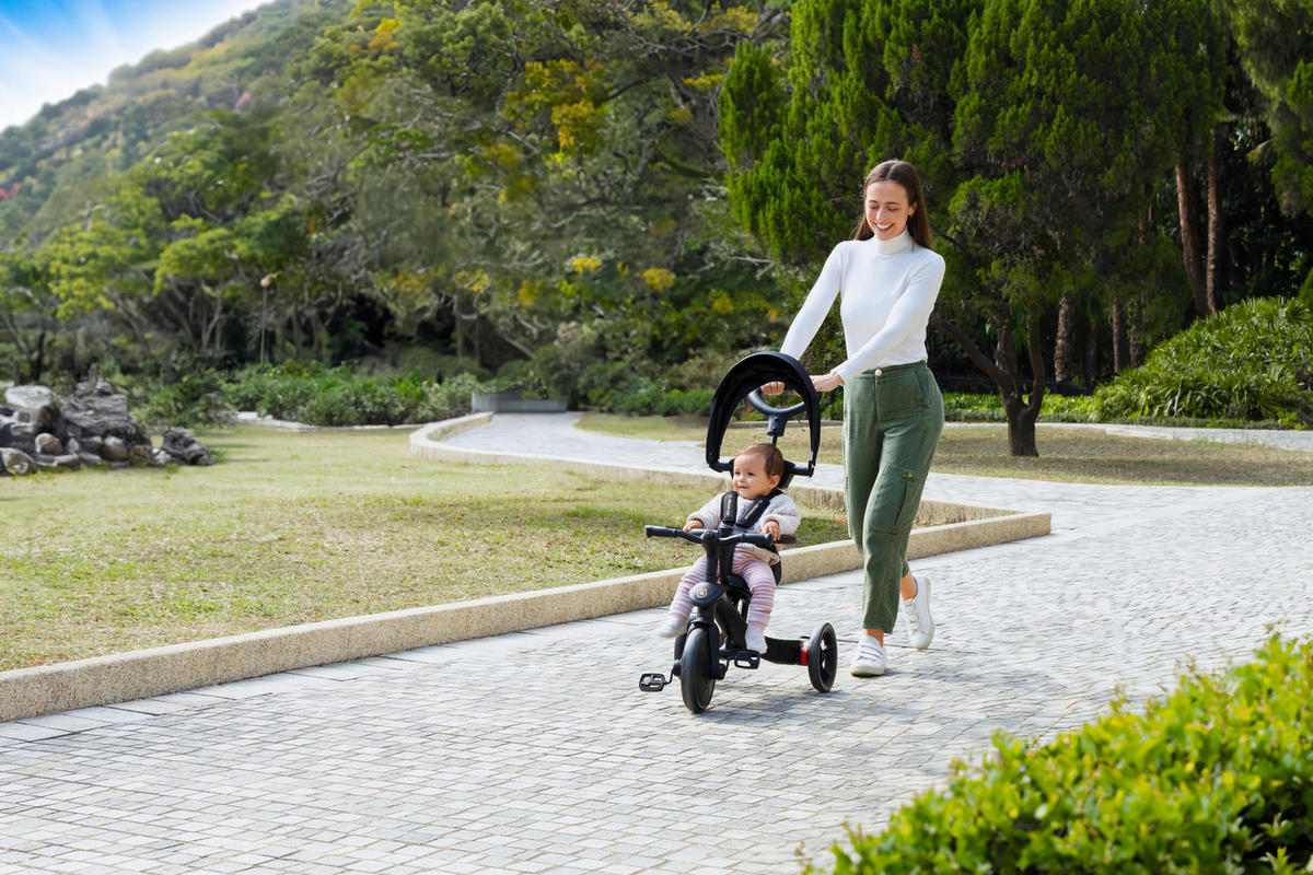 DREIRAD EXPLORER TRIKE 4in1  - Blau, Basics, Kunststoff (95/47/97.5cm) - GLOBBER