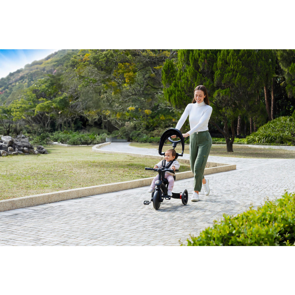 Thumbnail - Globber Dreirad Explorer Trike 4in1, Rot, Kunststoff, 47x97.5x95 cm, EN 71, höhenverstellbare Schubstange, Outdoor Spiel...