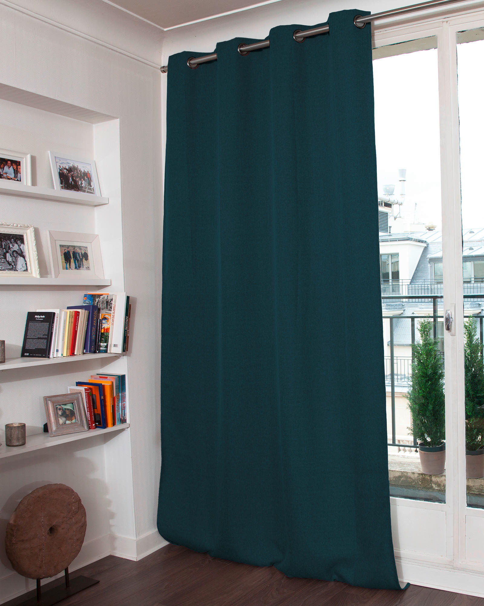 VERDUNKELUNGSVORHANG - Blau, Basics, Textil (135/260cm)