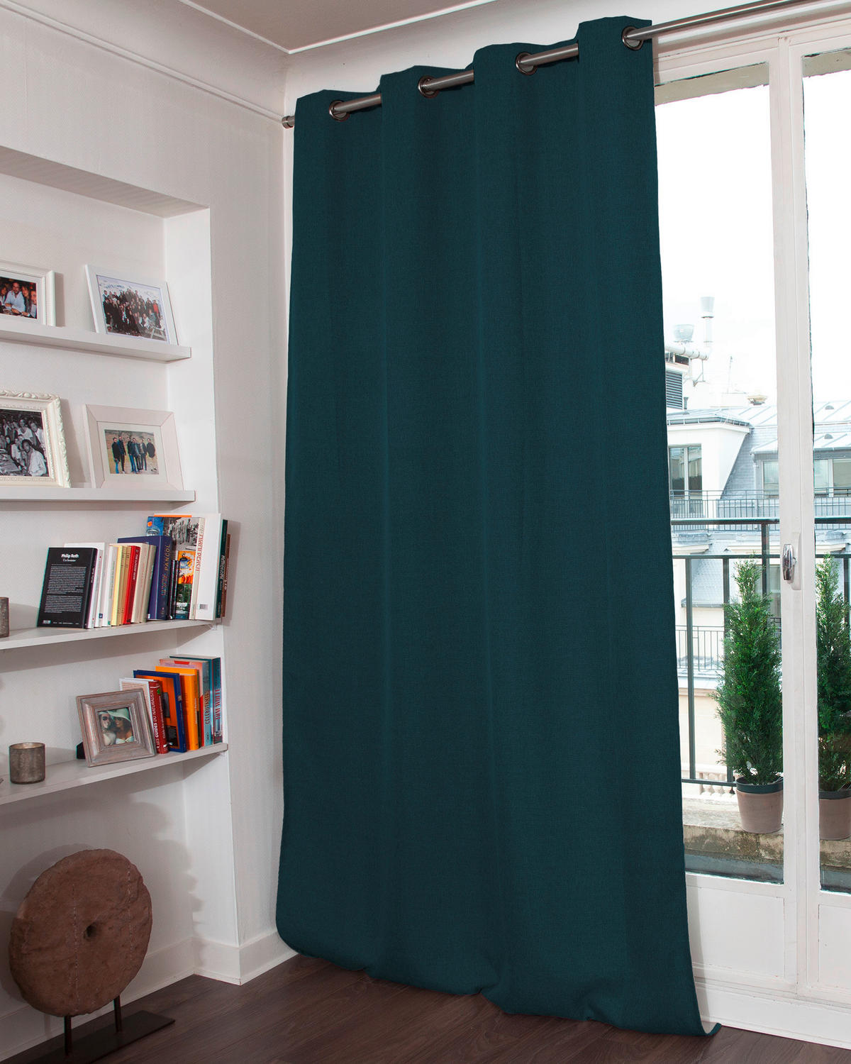 VERDUNKELUNGSVORHANG - Blau, Basics, Textil (135/260cm)