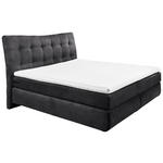 BOXSPRINGBETT 180/200 cm  in Schwarz  - Schwarz, Basics, Holzwerkstoff/Kunststoff (180/200cm) - Esposa