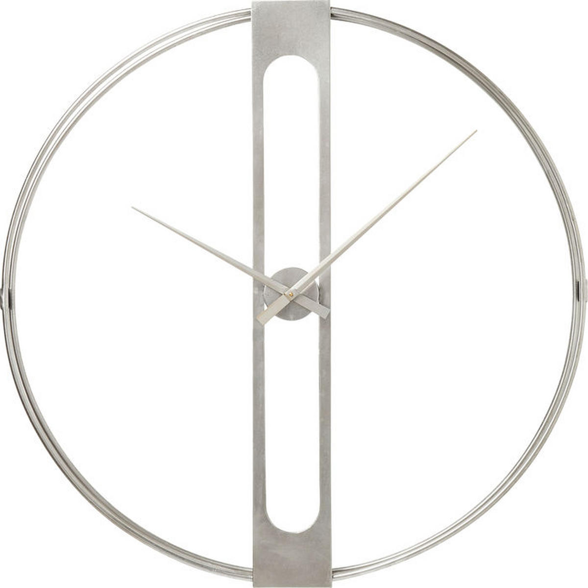 WANDUHR 60/60/10 cm   - Silberfarben, Design, Metall (60/60/10cm)