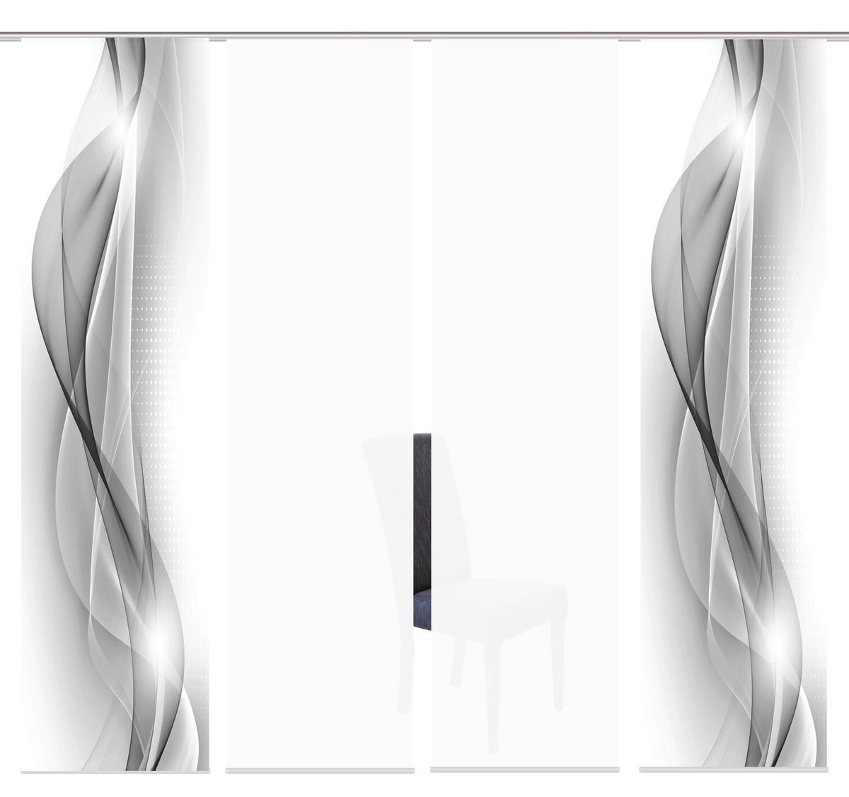 PANELOVÝ ZÁVĚS, 60/245 cm - šedá, Basics, textil (60/245cm)