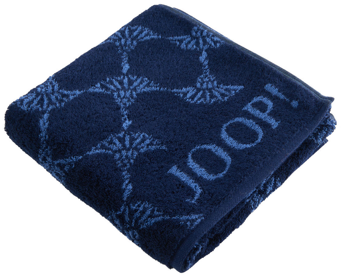 HANDTUCH Cornflower Blau, Dunkelblau  - Blau/Dunkelblau, Design, Textil (50/100cm) - Joop!
