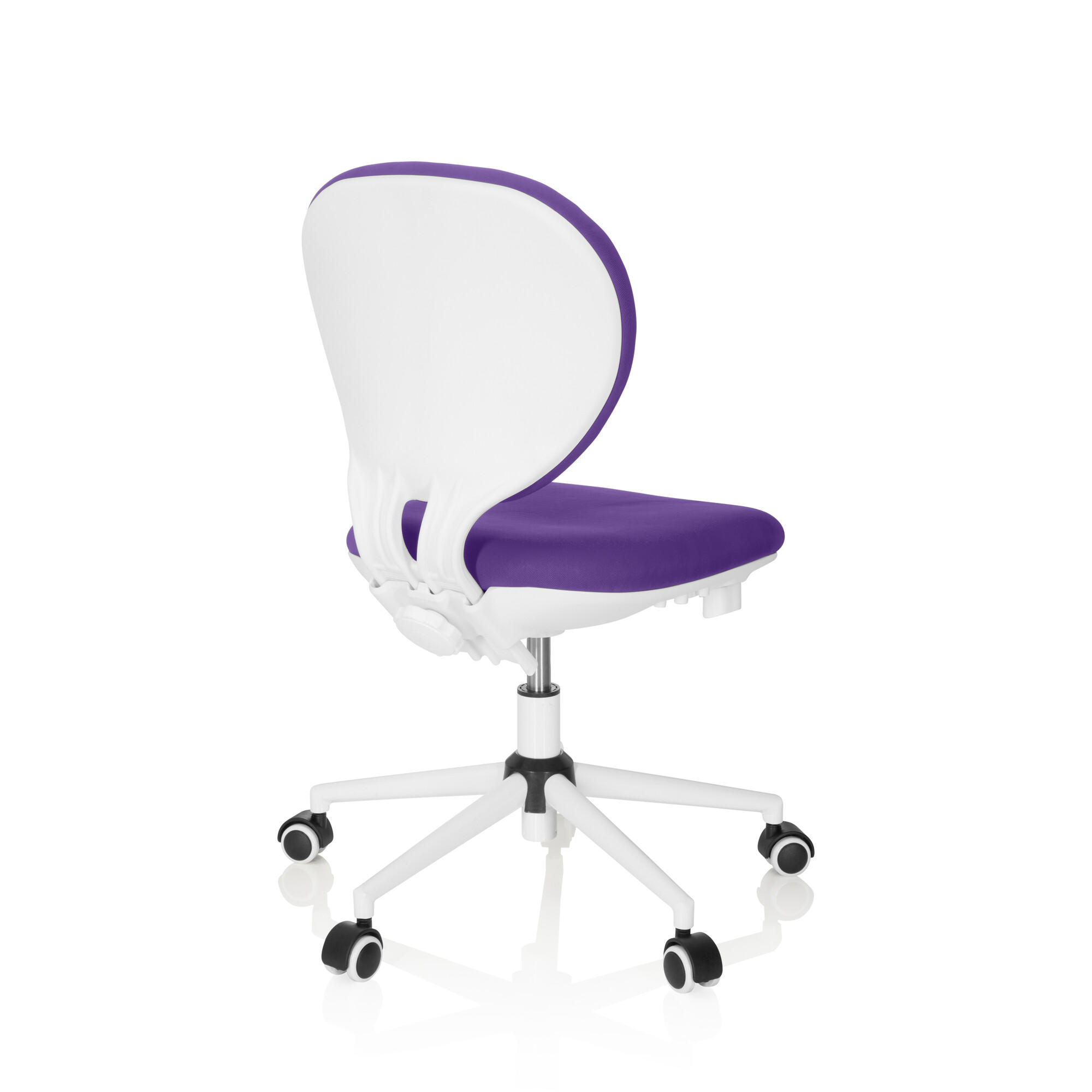 OTOČNÁ ŽIDLE PRO MLÁDEŽ, fialová - fialová, Basics, plast (43/82-95/56cm) - MID.YOU