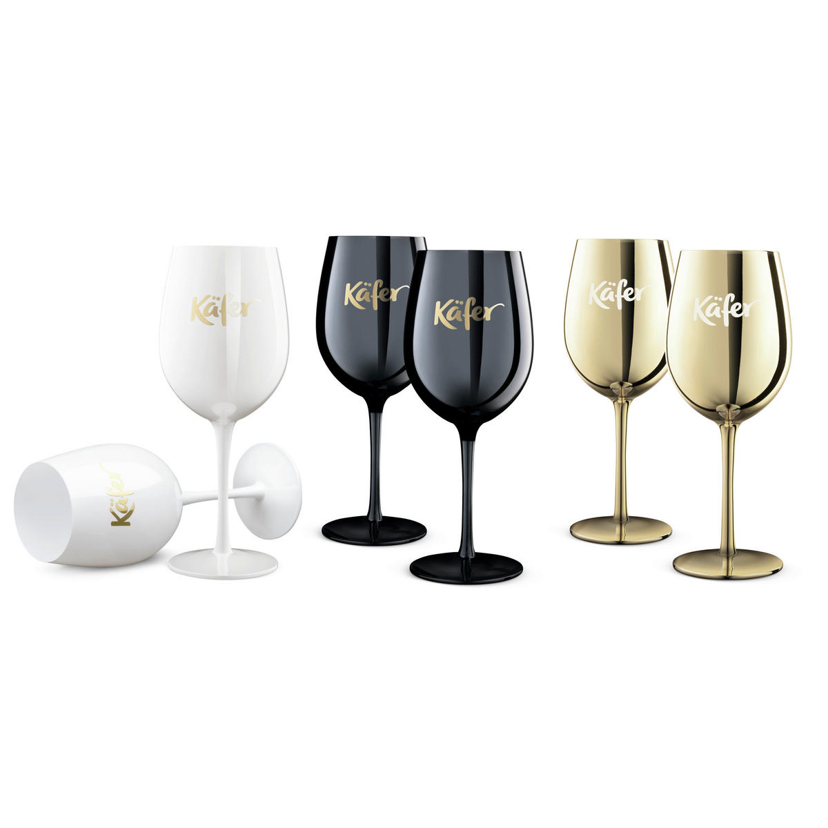 KOKTÉLOS POHÁR - aranyszínű, Basics, üveg (600ml) - Käfer