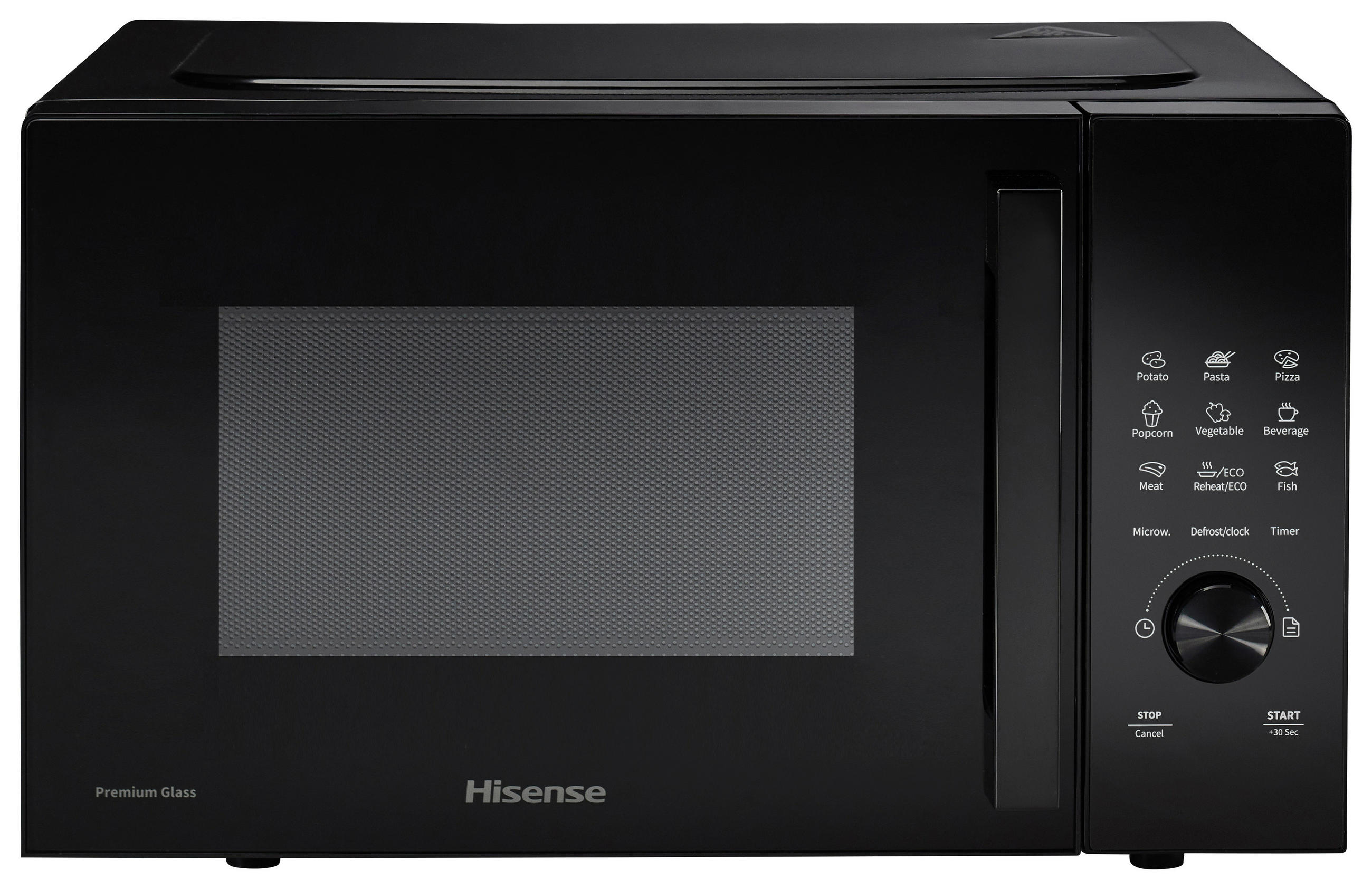 MIKROWELLE H23MOBSD1H  - Schwarz, MODERN, Glas/Kunststoff (48/29,5/33,7cm) - Hisense