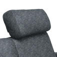 3-SITZER-SOFA in Struktur Dunkelgrau  - Dunkelgrau/Schwarz, Design, Holz/Textil (196/85-104/95cm) - Novel