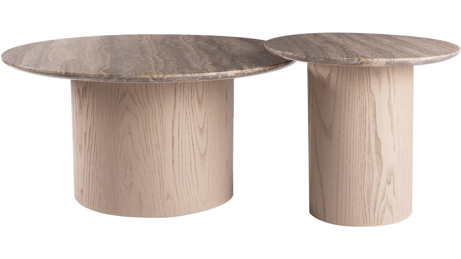 SOFFBORD i sten, trä 90/90/45 cm  - naturfärgad, Design, trä/sten (90/90/45cm) - Niels Andersson