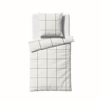 BETTWÄSCHE Lech Flanell 155/200 cm  - Schwarz/Weiß, Basics, Textil (155/200cm) - Fleuresse