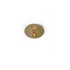 DECKENLEUCHTE Chio 24/6,5 cm   - Goldfarben, Basics, Metall (24/6,5cm) - BOPP