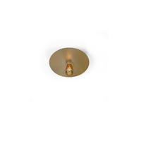 DECKENLEUCHTE Chio 24/6,5 cm   - Goldfarben, Basics, Metall (24/6,5cm) - BOPP