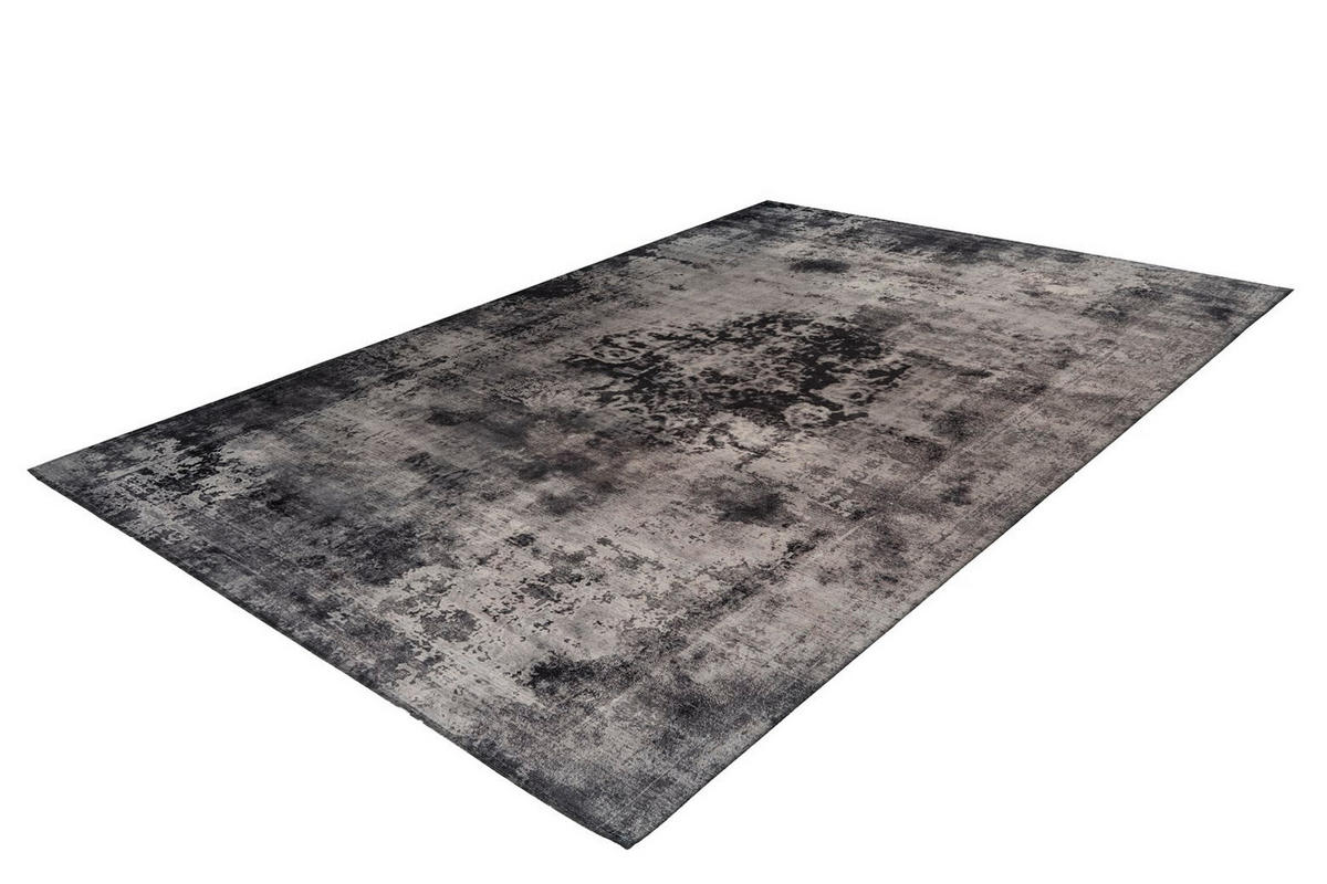 FLACHWEBETEPPICH 140/200 cm Vintage 8403 Grau Grau  - Grau, KONVENTIONELL, Textil (140/200cm)