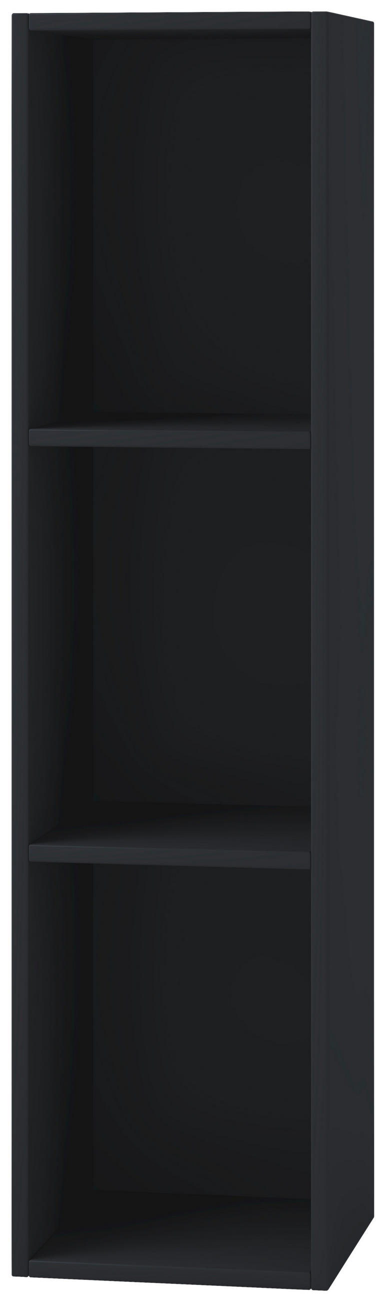 SCHALLPLATTENREGAL - Schwarz, Konventionell, Holzwerkstoff (34/107/29cm) - MID.YOU