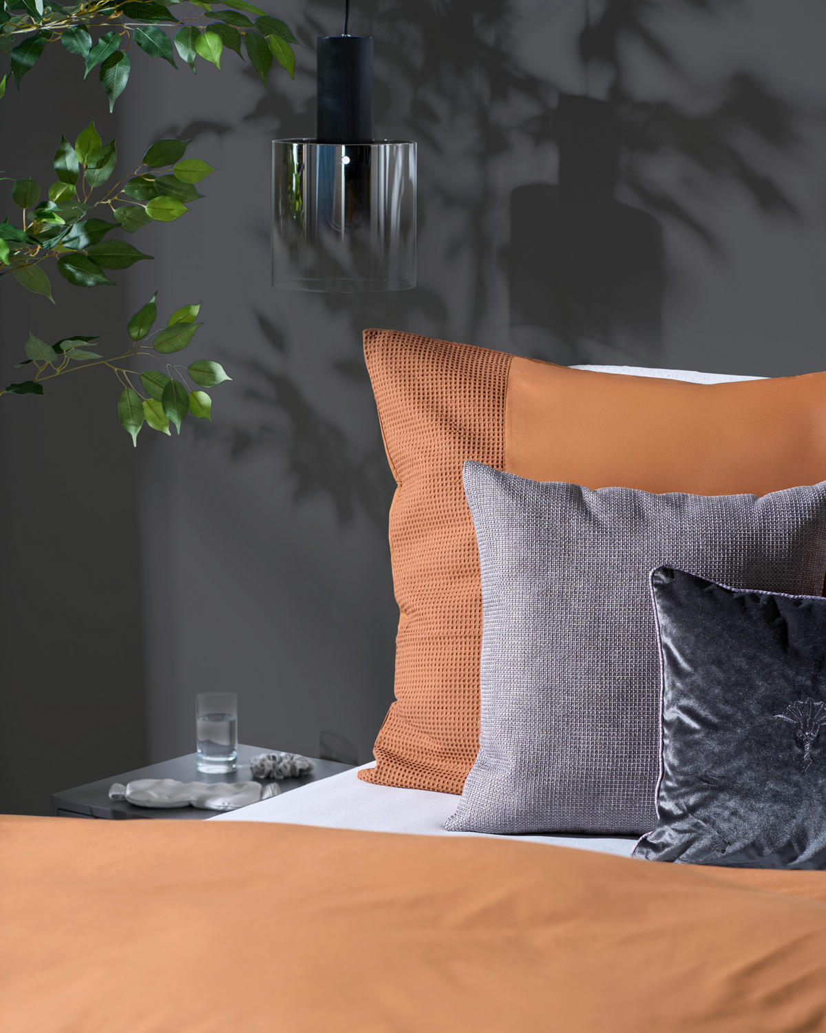 BOXSPRINGBETT 180/200 cm  in Creme, Hellgrau  - Creme/Hellgrau, Design, Holzwerkstoff/Kunststoff (180/200cm) - RUF Betten
