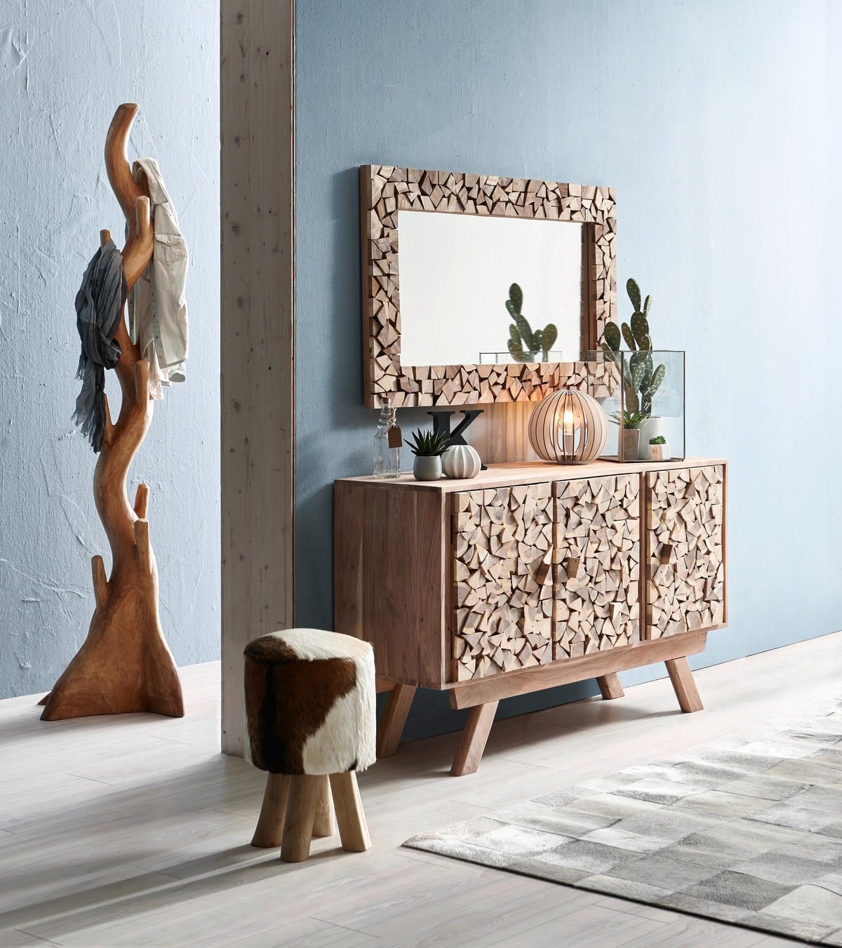 KLEIDERSTÄNDER in Naturfarben 20/190/20 cm   - Naturfarben, LIFESTYLE, Holz (20/190/20cm) - Landscape