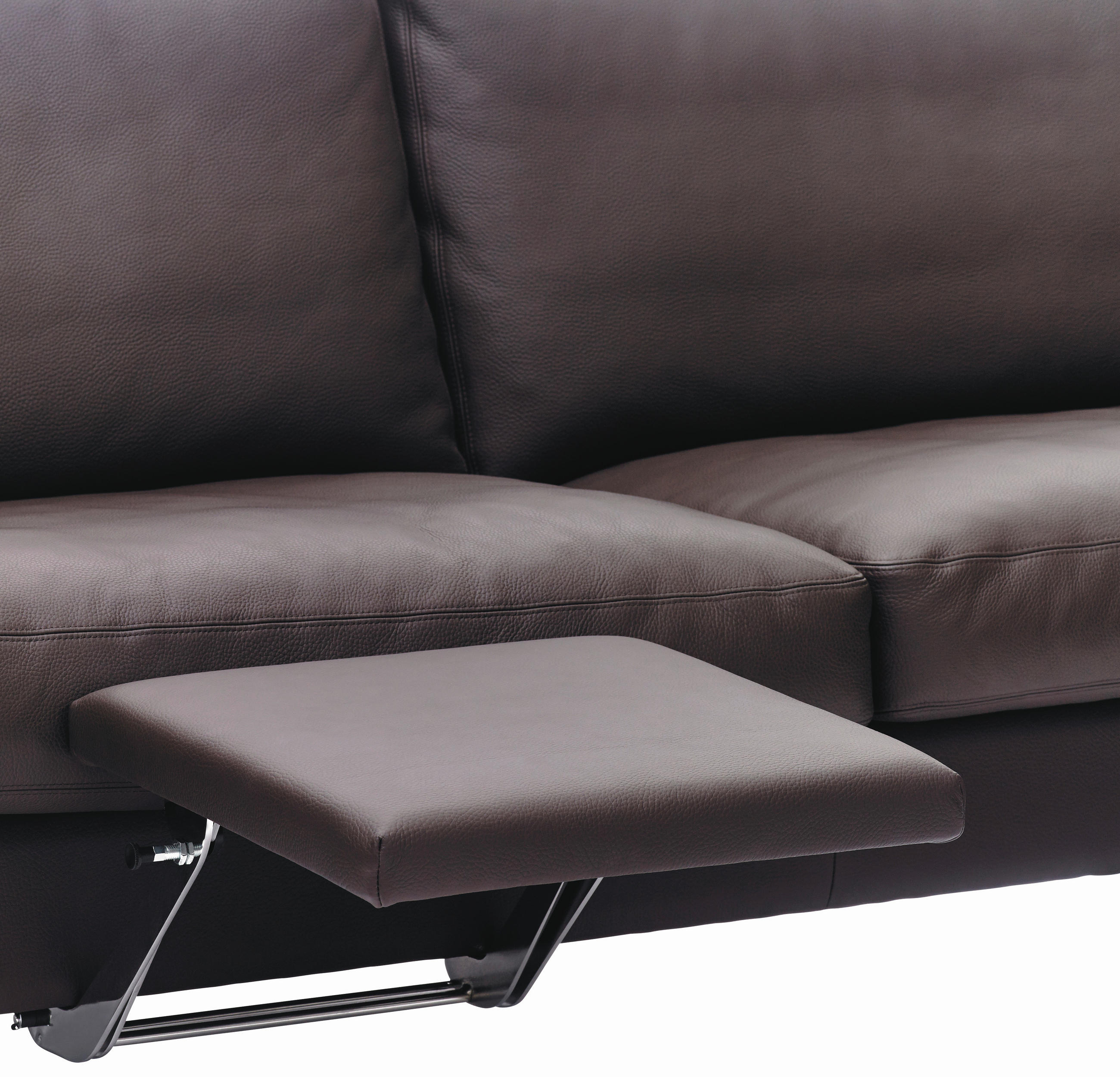 ECKSOFA in Echtleder Braun  280/252 cm  - Braun, KONVENTIONELL, Leder (280/252cm) - Erpo