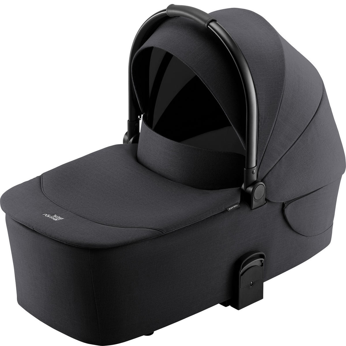 LIEGEWANNE Rio Carry Cot  - Schwarz, Basics, Textil/Metall (23/38/80cm) - Britax Römer